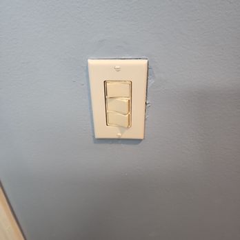 True North Kitchen and Bath - Old rocker switch, it wasn't replaced. Only one botton works for fan, fan light, and vanity light. The other 2 buttons no longer work. - Kitchen & Bath Near Me - Burlingame, California True North Kitchen and Bath - Old rocker switch, it wasn't replaced. Only one botton works for fan, fan light, and vanity light. The other 2 buttons no longer work. - Kitchen & Bath Near Me - Burlingame, California