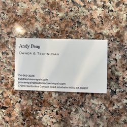 Bubble Screen Mobile Repair Center - Locally owned