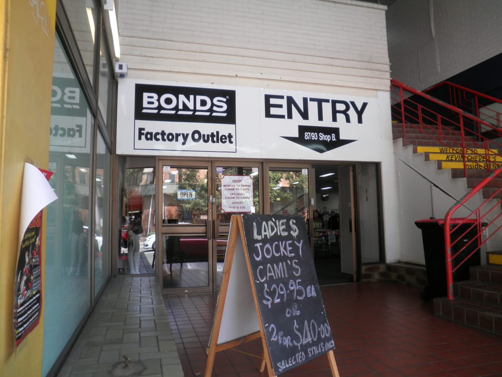 BONDS FACTORY OUTLETS Updated September 2024 8793 Henry Street, Penrith New South Wales
