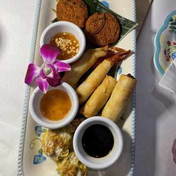 The Theo Thai Bistro - Appetizer sampler - Thai Near Me - Bethpage, New York The Theo Thai Bistro - Appetizer sampler - Thai Near Me - Bethpage, New York