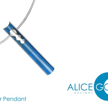 Alice Gow Designs - Linear Pendant in Silver & Aluminium - Jewelry Near Me - Birmingham, XWM