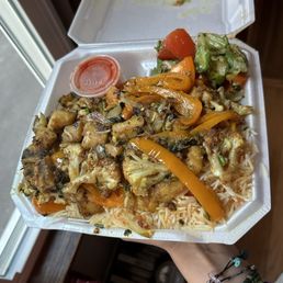 Dala's Vegetarian Shawarma Plate