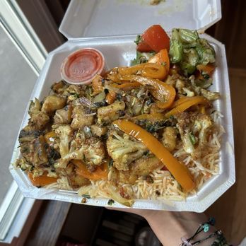 Beirut Bites - Dala's Vegetarian Shawarma Plate - Lebanese Near Me - New Britain, Connecticut