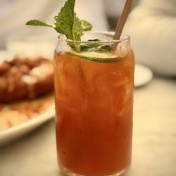 Great Maple San Diego - Ice tea with lime and syrup