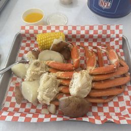 Snow crab broil was delicious