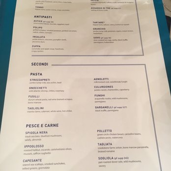 Marea - Too much to choose from...the menu was torture, but in a good way! - Italian Near Me - New York, New York