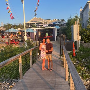 Dockside Brewery - My girlfriend and I on the pier at Dockside. Such an amazing time! - Breweries Near Me - Milford, Connecticut