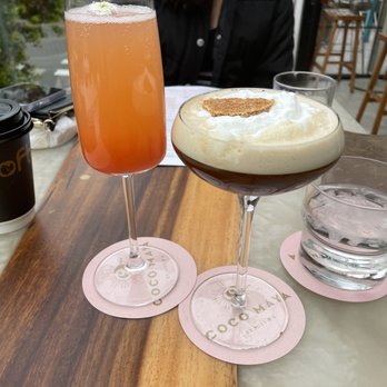 Coco Maya - Guava mimosa and espresso martini - Caribbean Near Me - San Diego, California