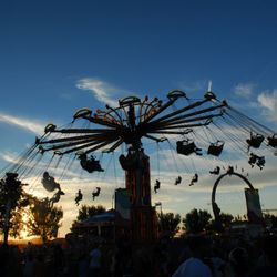 Southwest Washington Fairgrounds - Yo-Yo at sunset