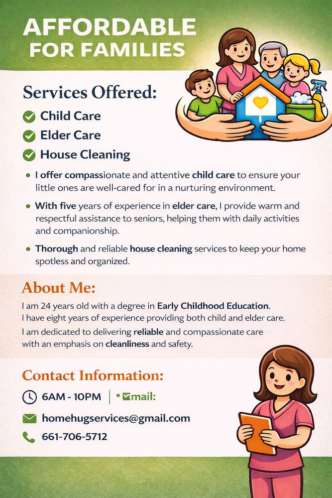 Caring Hands & Home - childcare center in Bakersfield, CA