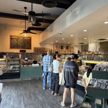 Old Town Baking Company - Display cases and all the people trying to come in before they close - Bakeries Near Me - Rancho Cucamonga, California Old Town Baking Company - Display cases and all the people trying to come in before they close - Bakeries Near Me - Rancho Cucamonga, California