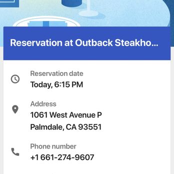 Outback Steakhouse - Steakhouses Near Me - Palmdale, California Outback Steakhouse - Steakhouses Near Me - Palmdale, California