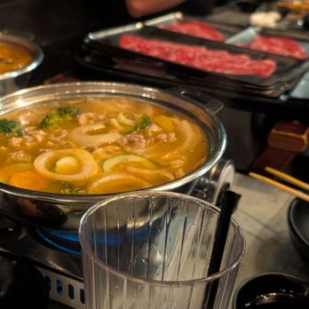 Broth Shabu-Shabu - Outdoor seating with portable butane burners - Japanese Near Me - Cerritos, California Broth Shabu-Shabu - Outdoor seating with portable butane burners - Japanese Near Me - Cerritos, California