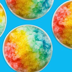 Brain Freeze Snowie - Up to 3 Flavors included in every Original Snowie! Or try our "Rainbow" Specialty Snowie ft a candy Rainbow Belt!
