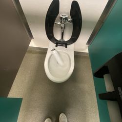 Crossler Middle School - Water bottle in the toilet piss everywhere on the floor overflow toilets . bathroom is disgusting. Take more care of the bathroom