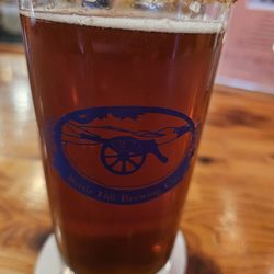 Battle Hill Brewing Company - Pumpkin Ale with cinnamon sugar rim