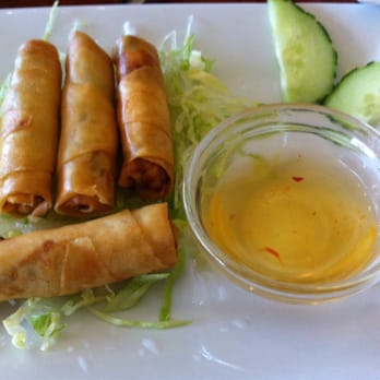 Asian Kitchen - Chicken mince with corn and vegetable spring rolls - Asian Fusion Near Me - Te Aro, WGN