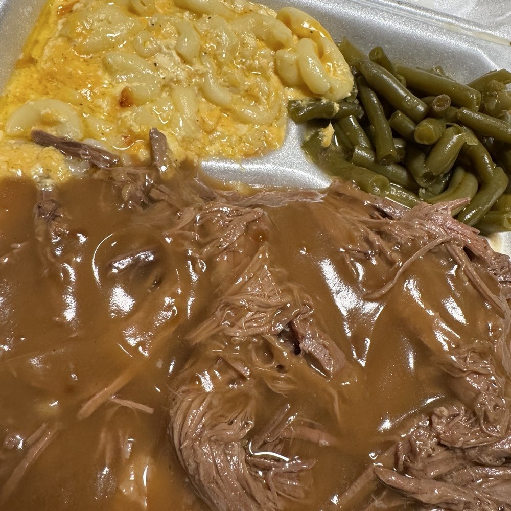 Deliteful Flavors - Roast o/Rice, Mac & Cheese & Green Beans - Barbeque Near Me - Anderson, South Carolina Deliteful Flavors - Roast o/Rice, Mac & Cheese & Green Beans - Barbeque Near Me - Anderson, South Carolina