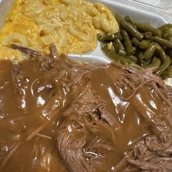 Delightful Flavors - Roast o/Rice, Mac & Cheese & Green Beans