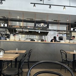 Pickup and cool area