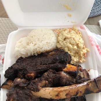 Matiki Island Barbecue - #1 Beef Rib Plate "Sam's Plate" - Hawaiian Near Me - Fullerton, California Matiki Island Barbecue - #1 Beef Rib Plate "Sam's Plate" - Hawaiian Near Me - Fullerton, California