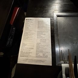 Menu Menu