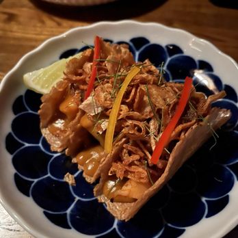 Chalong - Coconut shrimp curry tacos - Thai Near Me - New York, New York