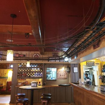 The Alpine Restaurant and Bar - Train on the ceiling! - New American Near Me - Georgetown, Colorado The Alpine Restaurant and Bar - Train on the ceiling! - New American Near Me - Georgetown, Colorado