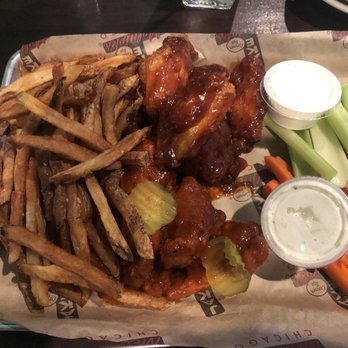 Jake Melnick's Corner Tap - Wing Combo Nashville hot and Kansas City BBQ, very good but way overpriced - Sports Bars Near Me - Chicago, Illinois Jake Melnick's Corner Tap - Wing Combo Nashville hot and Kansas City BBQ, very good but way overpriced - Sports Bars Near Me - Chicago, Illinois