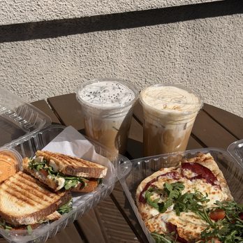 Habibi's - Basterma Mana'eesh, Chipotle Chicken Melt, Ramadan Seasonal Drinks - Cafes Near Me - Fullerton, California