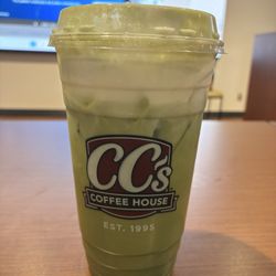 CC's Coffee House - Toasted marshmallow matcha latte