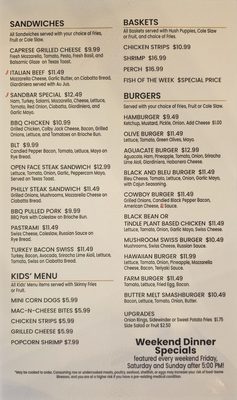 Menu photo 1 Sandbar & Grille St. Joseph, MI Menu photo 1 Sandbar & Grille St. Joseph, MI
