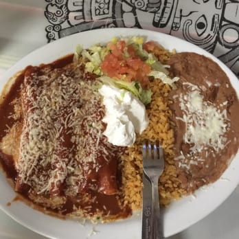 Taquitos Jalisco - 3 Enchiladas 1) Chicken & 2 Beef. Combo with rice & beans. - Mexican Near Me - Mesa, Arizona Taquitos Jalisco - 3 Enchiladas 1) Chicken & 2 Beef. Combo with rice & beans. - Mexican Near Me - Mesa, Arizona