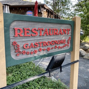 Restaurant Gastrognome - Sign out front - New American Near Me - Idyllwild, California