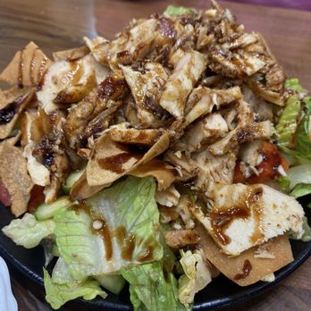 Aleppo Kebab - Fattoush salad with chicken - Salad Near Me - Ajax, Ontario