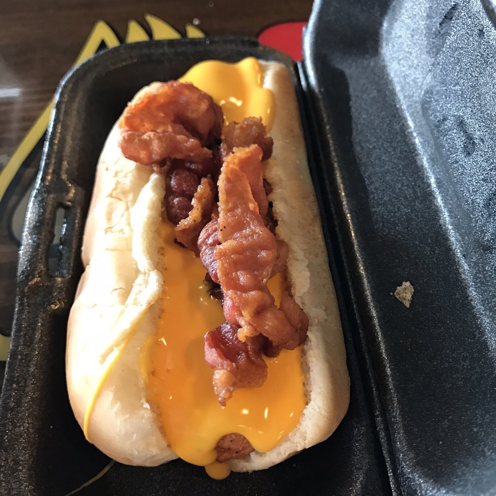 Cook Out - Cheddar hot dog! - Burgers Near Me - Clarksville, Tennessee Cook Out - Cheddar hot dog! - Burgers Near Me - Clarksville, Tennessee