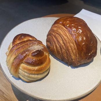 La Cabra - The infamous cardamom bun and a croissant - Bakeries Near Me - New York, New York