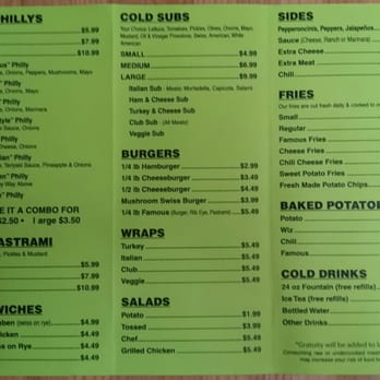 Famous Philly's - Menu - Burgers Near Me - Fort Mohave, Arizona