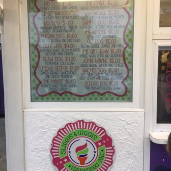 Scoops: Sweets & Treats - a menu on a window - Ice Cream & Frozen Yogurt Near Me - Wapakoneta, Ohio Scoops: Sweets & Treats - a menu on a window - Ice Cream & Frozen Yogurt Near Me - Wapakoneta, Ohio