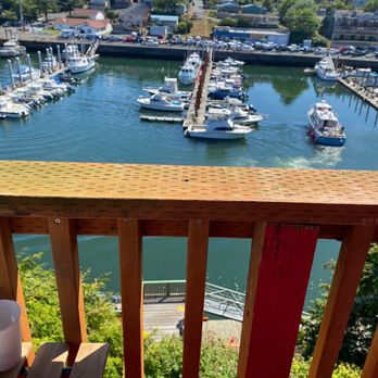Whale Bites Cafe - Harbor view from the deck - Breakfast & Brunch Near Me - Depoe Bay, Oregon Whale Bites Cafe - Harbor view from the deck - Breakfast & Brunch Near Me - Depoe Bay, Oregon