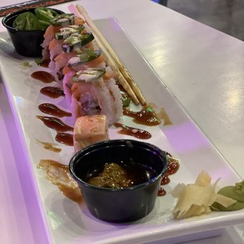 Rock N Roll Sushi - Steak with jalapeno roll - Sushi Bars Near Me - Benton, Arkansas Rock N Roll Sushi - Steak with jalapeno roll - Sushi Bars Near Me - Benton, Arkansas