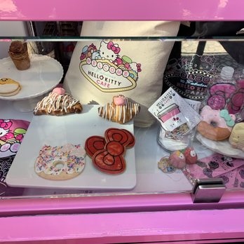 Hello Kitty Cafe - Items on display at the counter. - Desserts Near Me - Las Vegas, Nevada Hello Kitty Cafe - Items on display at the counter. - Desserts Near Me - Las Vegas, Nevada