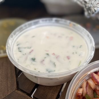 Bawarchi Biryani's - Raita (8 Oz) we got 2. They put all kinds of yummy tiny things in it here also Excellent :)... - Indian Near Me - Brandon, Florida