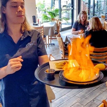 OPA! - OPA Flaming Saganaki - Greek Near Me - Avon, Indiana