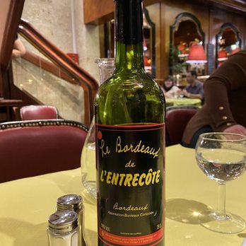 L'Entrecôte - House wine, yum - Steakhouses Near Me - Bordeaux, 33