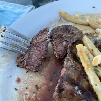 Perch - The medium well steak that the server apologized for. - Lounges Near Me - Los Angeles, California