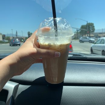 Cafe Agape - Banana coconut iced with shot of caffeine - Coffee & Tea Near Me - Beaumont, California Cafe Agape - Banana coconut iced with shot of caffeine - Coffee & Tea Near Me - Beaumont, California