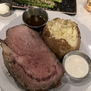 Gaskins On Emma - Signature Prime Rib with baked potato - Steakhouses Near Me - Springdale, Arkansas