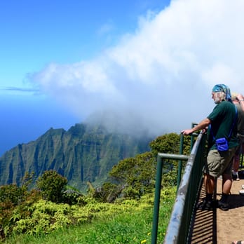 Kalalau Lookout - Looking out on the view. - Hiking Near Me - Kapaa, Hawaii Kalalau Lookout - Looking out on the view. - Hiking Near Me - Kapaa, Hawaii