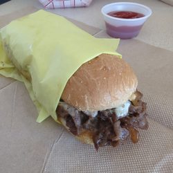 Ram Drive-Inn - Philly steak. Pretty good. Juicy.